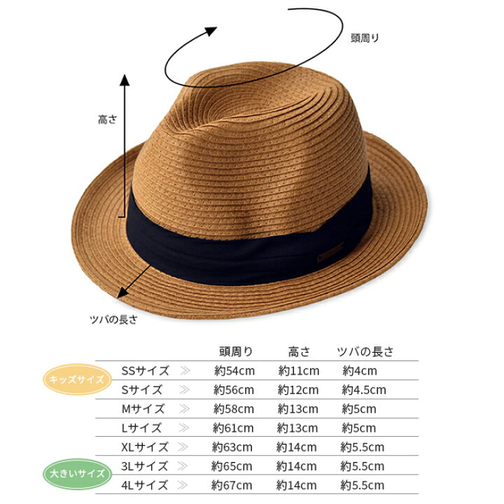楽天市場 Nakota ナコタ ペーパーハット 帽子 メンズ レディース 中折れ ストローハット Uvカット 大きいサイズ Xl キッズ お揃い 親子 春 夏 Nakota