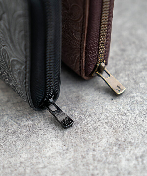楽天市場】Re-ACT リアクト Flower Embossing Leather Round Fastener 