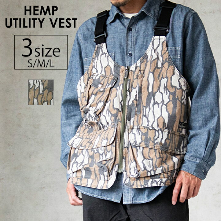 楽天市場】GOHEMP ゴーヘンプ HEMP UTILITY VEST ヘンプ  