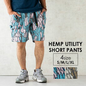 GOHEMP ゴーヘンプ HEMP UTILITY SHORTS ヘンプ ユーティリティ ショーツ パステル ウッド