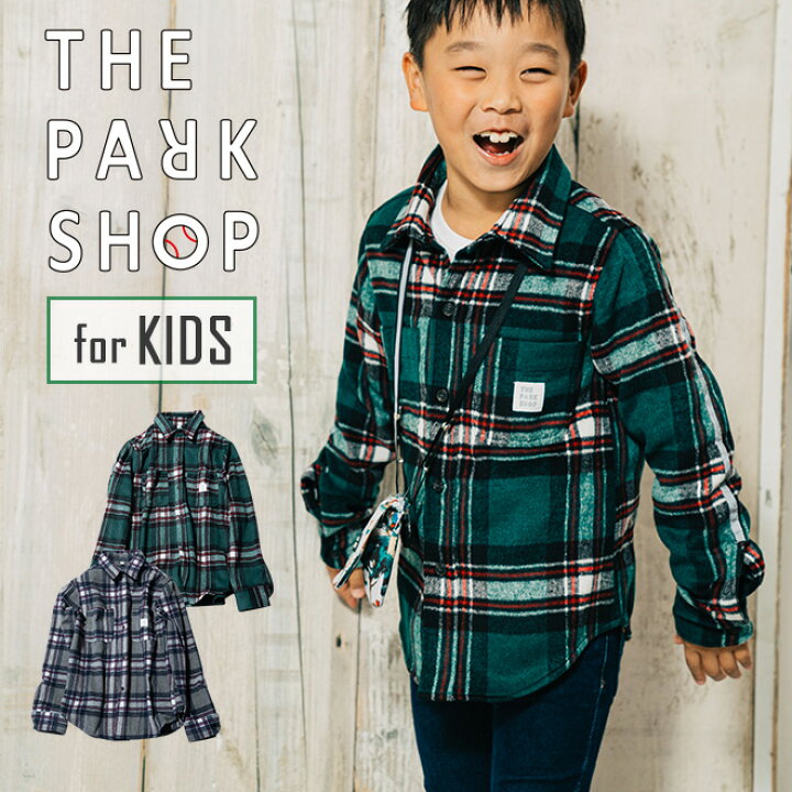 楽天市場】THE PARK SHOP ザパークショップ HOLIDAYS NEL SHIRT KIDS 