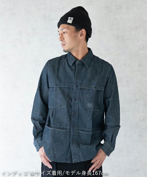 楽天市場】snow peak スノーピーク TAKIBI Light Denim Utility Shirt 