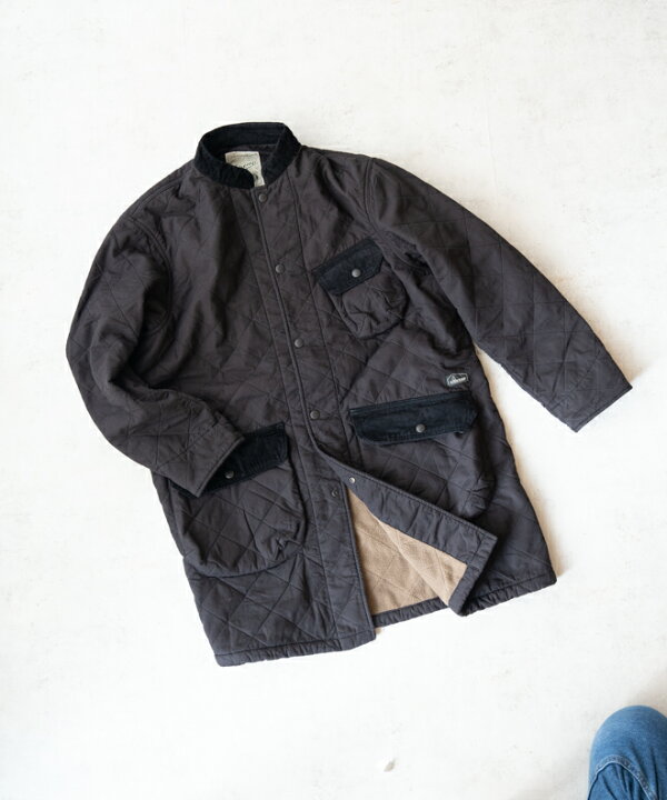 楽天市場】GOHEMP ゴーヘンプ QUILT NO COLLAR COAT キルティング 