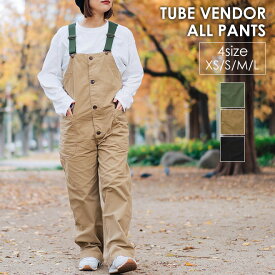 GOHEMP ゴーヘンプ TUBE VENDOR ALL PANTS オーバーオール オールインワン サロペット メンズ レディース キャンプ アウトドア ヘンプ コットン つなぎ かわいい お洒落