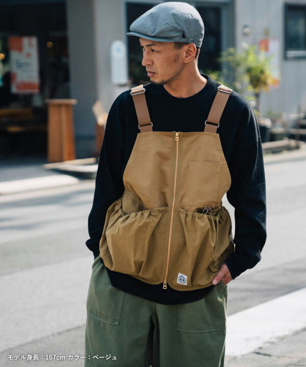 楽天市場】BIB ビブ Lantern エプロン ベスト キャンプ お洒落 メンズ 