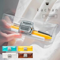 kachan ペンケース ミニポーチ クリアポーチ ポーチ 筆記用具入れ お洒落 クリア 透明 透ける かわいい …