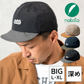 永年かぶれる丈夫さ nakota ナコタ 60/40 2TONE BASIC CAP キャップ 帽子 ベースボールキャップ 大きいサイズ ロクヨンクロス 撥水 メンズ レディース コットン ナイロン 軽量 カジュアル アウトドア ロゴ 無地 春 夏 夏用 折りたたみ 日よけ　UV カット