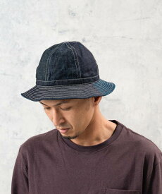 HIGHERハイヤー DENIM MULTI PANEL HAT デニム マルチパネル ハット 帽子 メンズ レディース ワンウォッシュ 深め 秋 冬 日本製 国産 手洗い可能 綿 57cm 57.5cm 58cm 58.5cm 59cm 59.5cm 60cm 60.5cm