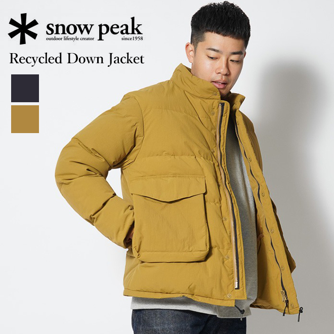 楽天市場】snow peak スノーピーク Recycled Down Jacket リサイクル