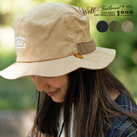 Well Tailored ウェルテイラード PACKABLE BUCKET HAT パッカブル バケット ハット メンズ レディース ユニセックス ワンポント 刺繍 撥水