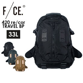 F/CE エフシーイー 420 re/cor TRAVEL BP トラベル バックパック メンズ レディース 旅行 ブランド 大容量 一泊二日 鞄 カバン ブラック 黒 グレー