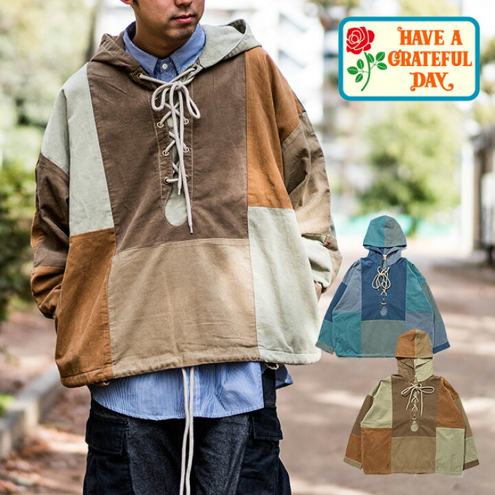 楽天市場】HAVE A GRATEFUL DAY LACE UP HOODIE ハブ ア グレートフル  
