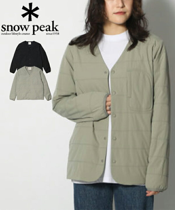 楽天市場】snow peak スノーピーク Flexible Insulated Cardigan 
