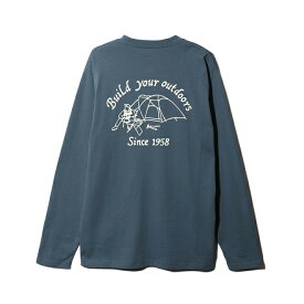 SnowPeak スノーピーク Camping Club Long Sleeve 長袖 Tシャツ ソフト ロゴ ロング スリーブ 吸水速乾 インナー トップス メンズ レディース バックプリント アウトドア 春 夏