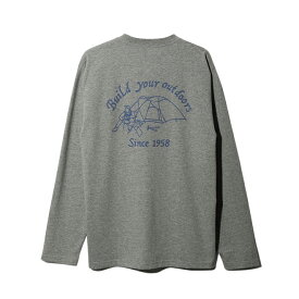 SnowPeak スノーピーク Camping Club Long Sleeve 長袖 Tシャツ ソフト ロゴ ロング スリーブ 吸水速乾 インナー トップス メンズ レディース バックプリント アウトドア 春 夏