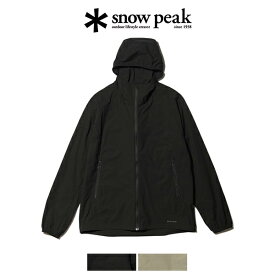 snow peak スノーピーク Stretch Packable Jacket アパレル パッカブル ポケッタブル ジャケット アウター ストレッチ 軽量 伸縮性 リサイクル ポリエステル メンズ レディース アウトドア 洗濯 手洗い