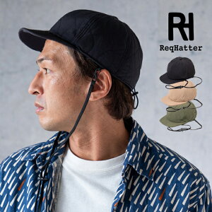 ReqHatter ���b�N�n�b�^�[ QULTING CAP �L���e�B���O �L���b�v �X�q �����Y ���f�B�[�X �h�� �h�� �H �~ �{�Ђ��t�� �A�E�g�h�A