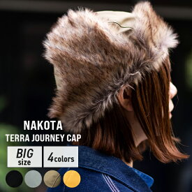 【クーポンで22%OFF】 nakota ナコタ TerraJourney cap テラジャーニーキャップ フライトキャップ 耳あて 帽子 大きいサイズ メンズ レディース ファー 耳付き 防寒 雪 あたたかい アウトドア スノボ スキー キャンプ 登山 カジュアル 秋 冬