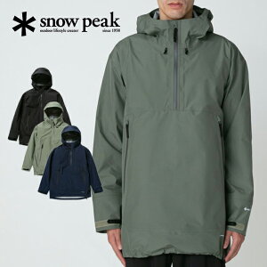 snowpeak �X�m�[�s�[�N GORE-TEX Rain Pullover �S�A�e�b�N �v���I�[�o�[ �����Y ���f�B�[�X �E�F�A �㒅 �h�� ��v �A�E�g�h�A �L�����v ���s