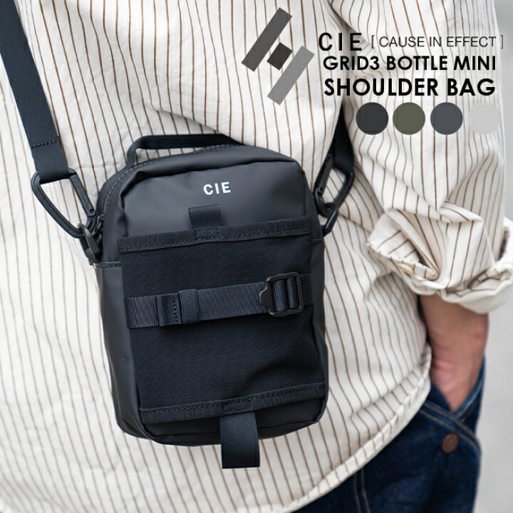 楽天市場】CIE シー GRID-3 BOTTLE MINI SHOULDER バッグ ボトル ミニ 