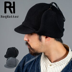 �y�N�[�|����10%OFF�zReqHatter �y���b�N�n�b�^�[�z EAR COVER CAP �t���C�g�L���b�v �����Y ���f�B�[�X �X�q �j�b�g�X �����Ђ��t��
