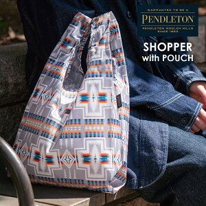 PENDLETON �y���h���g�� SHOPPER with POUCH �V���b�s���O�o�b�O �y�� ��v �������o�b�O �R���p�N�g ���[�|�[�`�t�� �܂���
