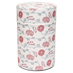 和紙 茶筒 150g 茶缶 茶葉入れ お茶っ葉入れ 内蓋付き ブリキ 小さめ お茶 紅茶 ティーバッグ 珈琲 調味料 日本製 植物 ボタニカル おしゃれ 可愛い ギフト 贈り物