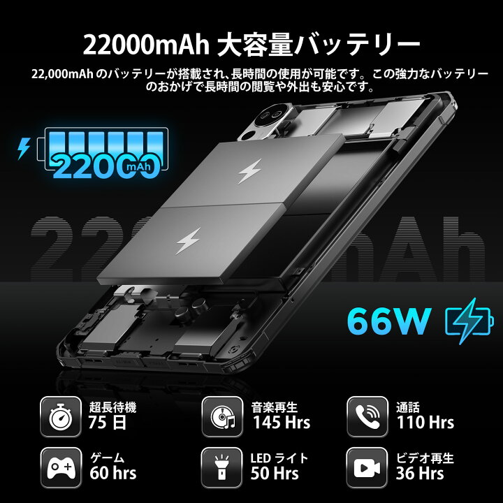 楽天市場】【クーポンで42,900円】FOSSiBOT DT2 タブレット 