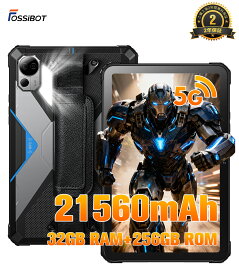 【限定クーポン&P5倍 49,305円~相当！】FOSSiBOT DT3 タブレット 10.4インチ 大画面 Android15タブレット お風呂 32GB RAM+256GB ROM(2TB拡張可能) 2K IPS ディスプレイ 防水防塵耐衝撃 21560mAh大容量バッテリー+66W急速充電 Dimensity7300