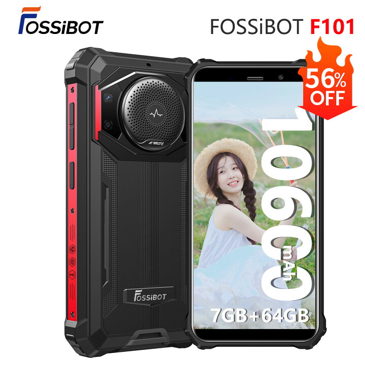 楽天市場】20時から～【P5倍&クーポンで17,480円】FossiBot F101P SIM 