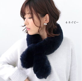 ティペット ファー マフラー レディース 冬 用 フェイクファー　厚手 ミンクファー 調 全10色 防寒 b2 プレゼント ギフト ラッピング可