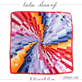 スカーフ 60×60cm 小さめ 正方形 ストール シルク タッチ スカーフ レディース 花柄 馬 馬車 柄 チェック柄 スカーフ 春 夏 日焼け対策 誕生日 プレゼント ギフト 秋冬 スカーフ ストール 専門 lala d2 ラッピング不可 scarf