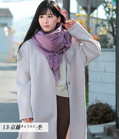 カシミヤ タッチ 大判ストール 無地 レディース マフラー 秋冬 ふんわり 肌ざわり 柔らか 上品 ナチュラル 通勤 通学 防寒 ショール おしゃれ きれいめ ギフト プレゼント ラッピング可 stole ceremony
