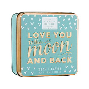 yScottish Fine SoapszMessage in a Tin bZ[Wʁ@ʓ@\[v@΂@Ō`Ό@XReBbVt@C\[v Thank you Love you Dreams come true CMX