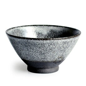 【SALIU】飯碗　SA01　大　黒　お茶碗　ごはん碗　夫婦茶碗 陶器　日本製