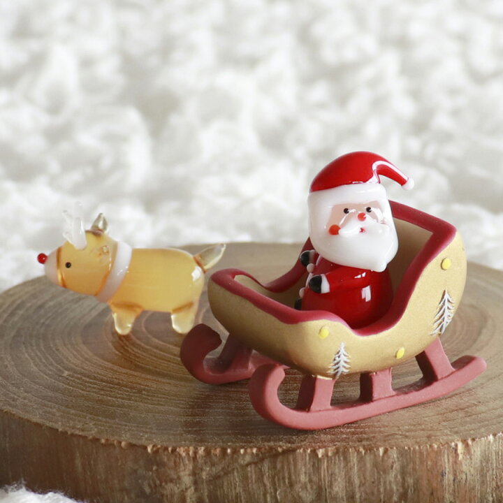 楽天市場 The Joy Luck Club サンタのソリ ゴールド そり ミニチュア オブジェ クリスマス レジン製 ララ ナテュール