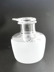 【Puti】プチボトル ミニ醤油挿し 30ml　スモーク くもりガラス しょうゆさし クリーマー ガラス製 耐熱ガラス