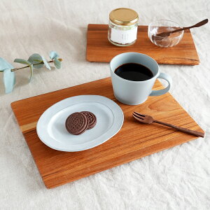 �yTEAK WOOD�zPlate �v���[�g ���N�^���O�� L 30cm �J�b�v�z���_�[���� �l�p �g���[ �`�[�N �ؐ��v���[�g �V�R�؁@�������