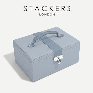 �ySTACKERS�z���O�W���A���[�N���V�b�N �{�b�N�X �c�[�g�� Luxury Classic Box TwoTone �_�X�L�[�u���[�@Dusky Blue �W���G���[�{�b�N�X�@�X�^�b�J�[�Y�@�����h���@�C�M���X