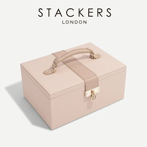 �ySTACKERS�z���O�W���A���[�N���V�b�N �{�b�N�X �c�[�g�� Luxury Classic Box TwoTone �u���b�V���s���N�@Blush Pink �W���G���[�{�b�N�X�@�X�^�b�J�[�Y�@�����h���@�C�M���X