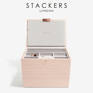 【STACKERS】クラシック　ジュエリーボックス 選べる4個セット 4set ブラッシュピンク　BlushPink　スタ…