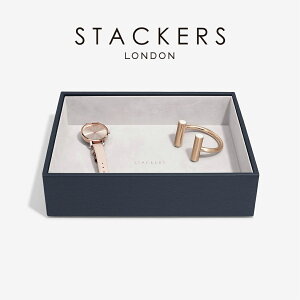 �ySTACKERS�z �N���V�b�N�@�W���G���[�{�b�N�X Open �I�[�v�� �l�C�r�[�y�u�� Navy Pebble �X�^�b�J�[�Y �����h�� �C�M���X