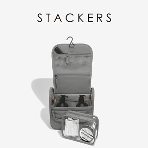 �ySTACKERS�z�n���M���O �E�H�b�V���o�b�O�@Large Hanging Wash Bag �X���[�g�O���[ Men's Slate Gray �X�^�b�J�[�Y