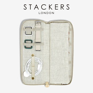 �ySTACKERS�z�X�}�[�g�E�H�b�` �I�[�K�i�C�U�[ ���l���E�I�[�g�~�[���@Smart Watch Organiser Linen/Oatmeal �X�^�b�J�[�Y �@�C�M���X�@�����h��