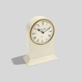 【LONDON CLOCK】　THOMAS ロンドンクロック　トーマス　置き時計　ロンドン　イギリス　英国　おしゃれ　時計　リビング　シンプル　ホワイト