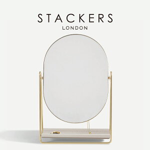 �ySTACKERS�z�h���b�V���O �e�[�u�� �~���[ �� �W���G���[�X�^���h Dressing Table Mirror & Jewellery Stand �g�[�v�O���[�W�� Taupe �X�^�b�J�[�Y