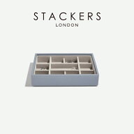 【STACKERS】ミニ ジュエリーボックス 11sec 11個仕切り ダスキーブルー Dusky Blue スタッカーズ イギリ…