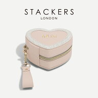 【STACKERS】トラベル ハート ジュエリーボックス ブラッシュ Travel Heart　Blush Pink リネン MUM　母…