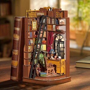 �yRolife�z �R�[�i�[�X�^�f�B Silent Corner Study Book Nook�@�u�b�N�k�[�N�@�p��Ő������@�E�b�h�p�Y���@�~�j�`���A�@�u�b�N�G���h DIY