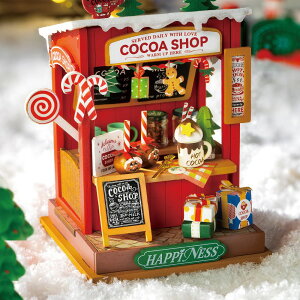 �yRolife�z �N���X�}�X�@�R�R�A�V���b�v�@Christmas Cocoa Shop DIY �~�j�`���A�@�h�[���n�E�X�@DS042